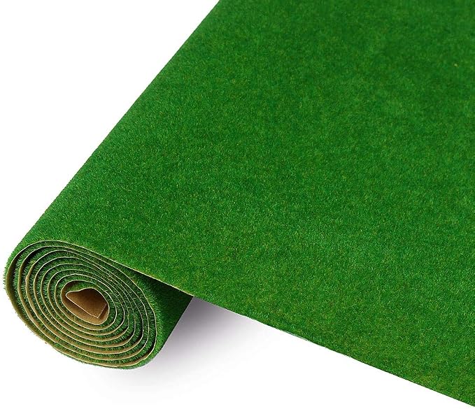 CP137 Artificial Model Grass Mat Trains Green 40x100cm or 15.7'' x 39'' by Evemodel