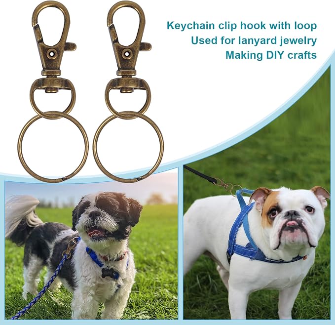 HXSEMAYIG 100PCS Keychain Hooks - Image 7