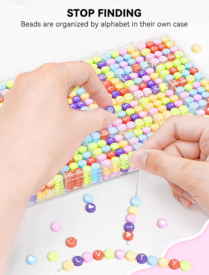 ARTDOT 1400 Pieces Letter Beads - Image 3