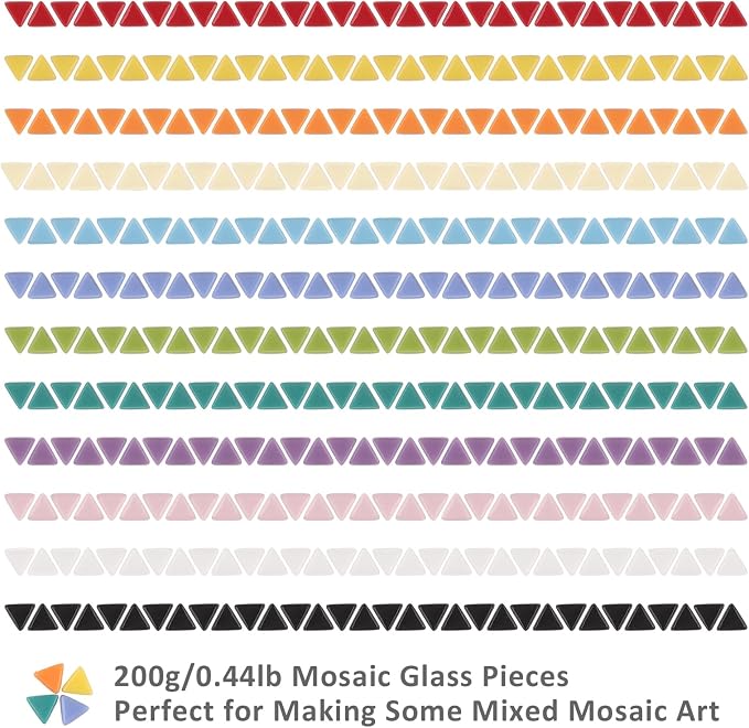 Youway Style Triangle Glass Mosaic Tiles - Image 6
