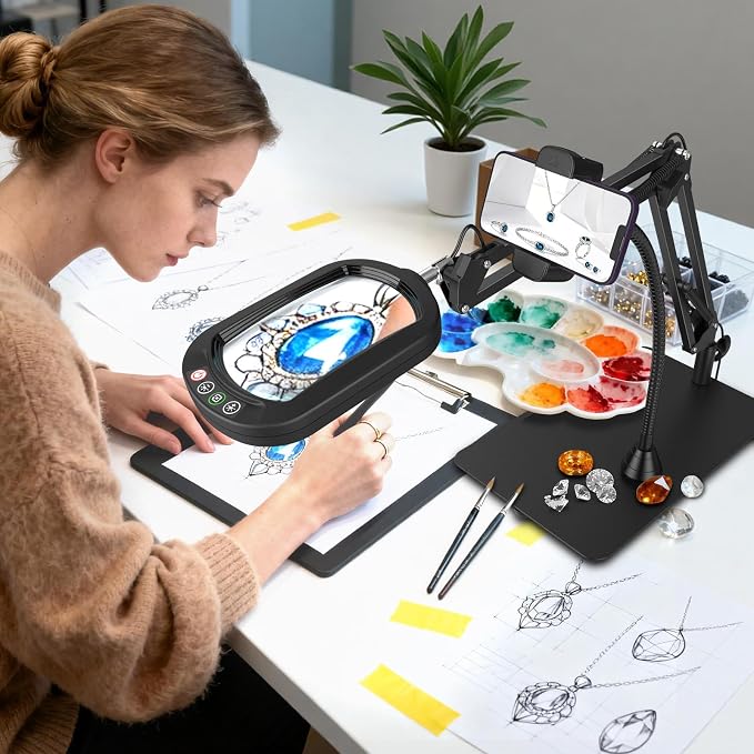 12X Square Magnifying Glass - Image 6