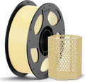 ANYCUBIC PETG Filament 1.75mm, 3D Printer Filament, Dimensional Accuracy +/- 0.02mm, Exceptional Toughness, Print with Most FDM 3D Printers, 1KG Reusable Spool, Cream