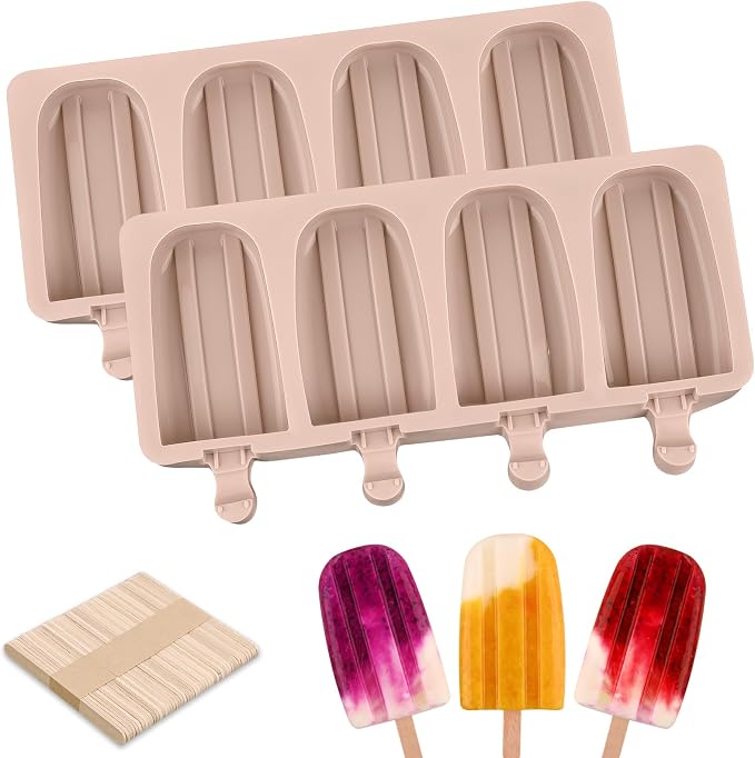 WMKGG Popsicle Silicone Molds Set, Ice Pop, Cakesicles by Focusonthekitchensupplies