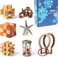 CUDNY 7 Pieces Cool Mind Puzzles Unlock Interlock Brain Teaser Games by CUDNY
