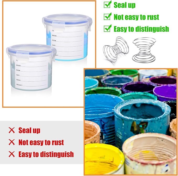 Remerry 8 Sets Paint Container - Image 2