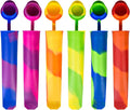 Ozera 6 Pack Silicone Popsicles Molds, Reusable Popsicle Ice Pop Molds | by Ozera