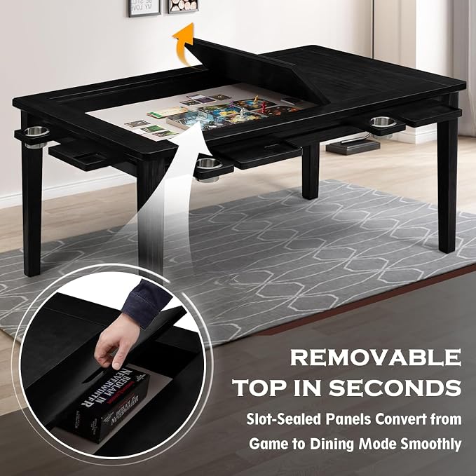 Haddockway 63" ×39“ Board Game Table - Image 4