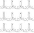 Artliving 4 Inch Clear Plastic Easels or Stand/Plate Holders to Display by Artliving