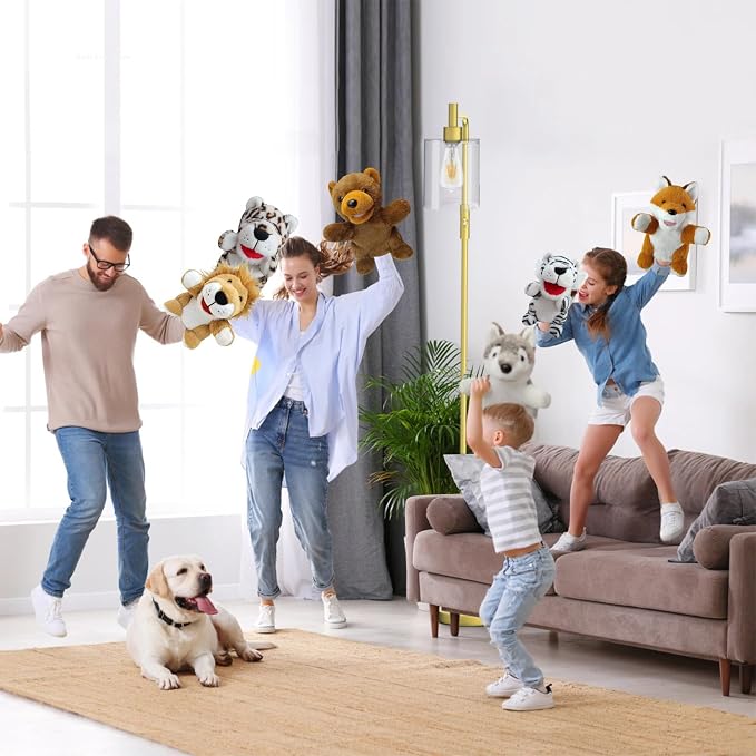 6 Pcs Animal Hand Puppets for Kids - Image 7