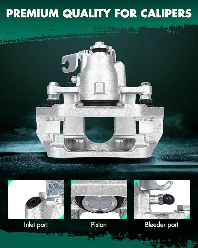 SCITOO 18B5212 Disc Brake Caliper Assembly with Bracket Fit For Ford For Flex 2009 For Lincoln For MKS 2009 2010 2011