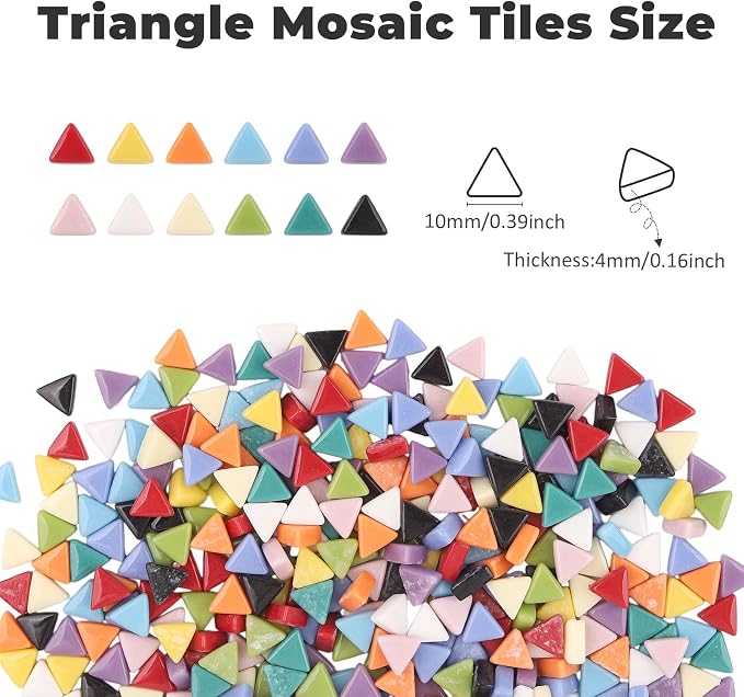 Youway Style Triangle Glass Mosaic Tiles - Image 5