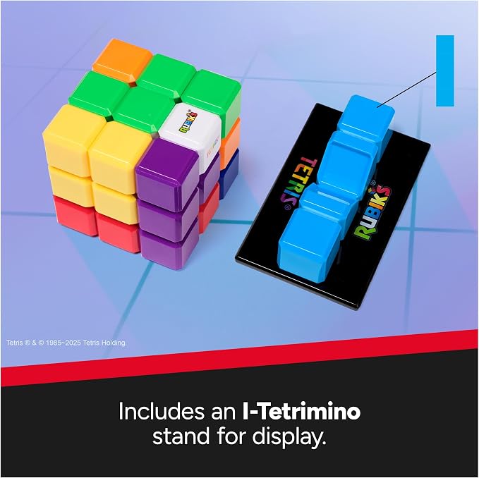 Rubik's Cube Tetris Edition 3x3 Cube Shapeshifting Puzzle Game Brain Teaser - Image 6