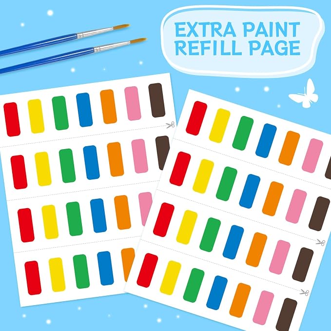SOCOLER Paint with Water Coloring Books - Image 9