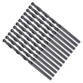 Drill Bit, 2.6mm Cutting Diameter, 4241 HSS Nitriding Black 118° Cutting Angle Versatile Jobber Bits - (Applications: for Drilling Plastic Wood Soft Metal), 12-Pieces