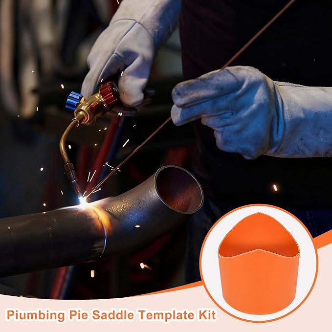10 Pack Pipe Saddle Template, Precision Pipe Saddle Template Cutting Guide - Image 6