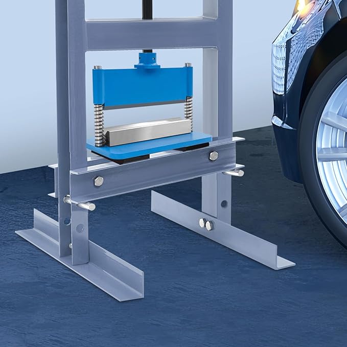 12" Press Brake Attachment for 12&20 Ton Hydraulic Press, 3/16" Bending Thickness Press Brake Attachment, Heavy-Duty Metal Bending Accessories for Metal Sheet Bending Forming Shapes (Blue)