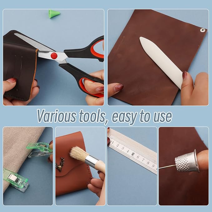 41 Pcs Book Binding Kits 3 Pcs Bone Folder Paper Creaser Paper Folding Tool - Image 8
