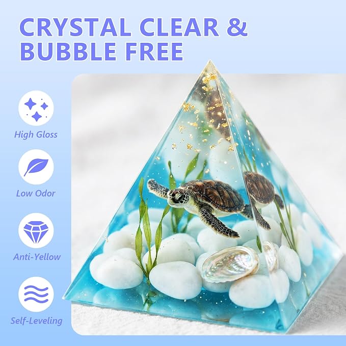 KISREL Epoxy Resin Kit for Beginners, Resin Kit - Image 3