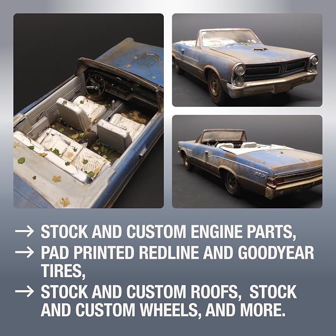 AMT 1965 Pontiac GTO 2T 1/25th Scale Model Kit - Image 3