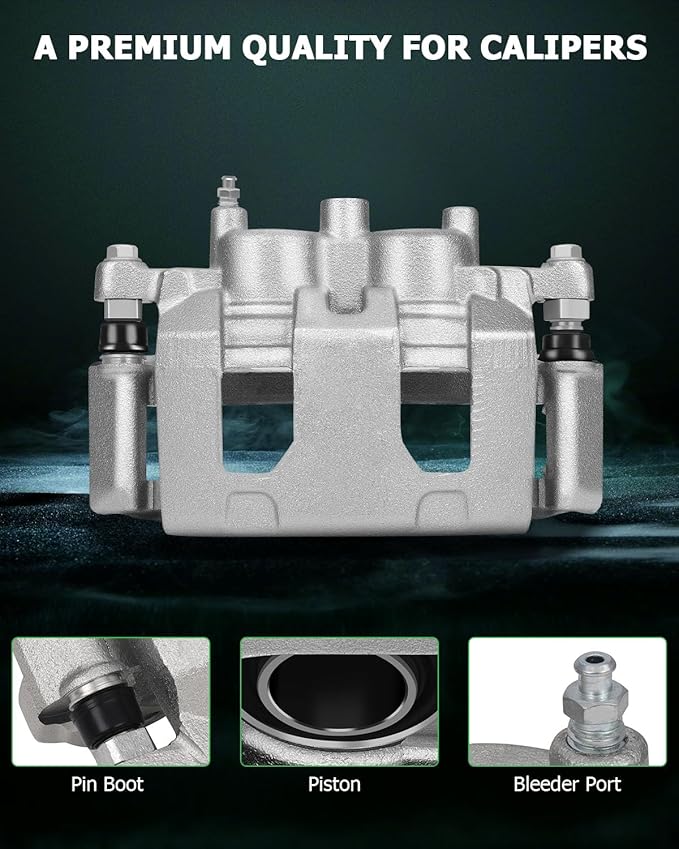 SCITOO 18B4989 Front Right Disc Brake Caliper Assembly w/Bracket For Buick For Lucerne 2006-2011,For Chevy For Impala 2006-2013,For Chevy For Monte Carlo 2006-2007