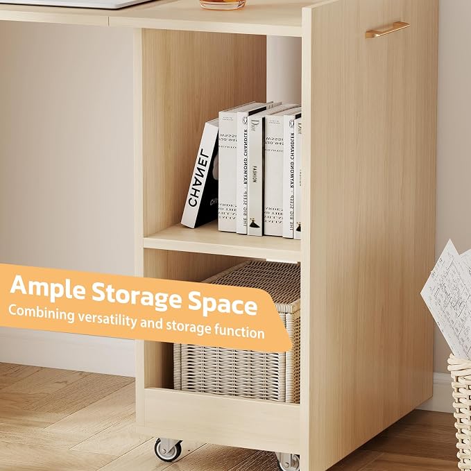 Zevemomo Folding Desk, Convertible Table - Image 4