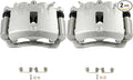 SCITOO 18B4934 18B4935 Rear Left & Right Disc Brake Calipers w/Bracket Fit For Chev For Express 2500 2003-2020,For GMC For Savana 3500 2003-2020, Double Pistons