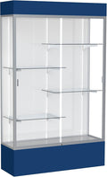 Waddell Spirit Lighted Floor Display Case, Satin Finish by WADDELL
