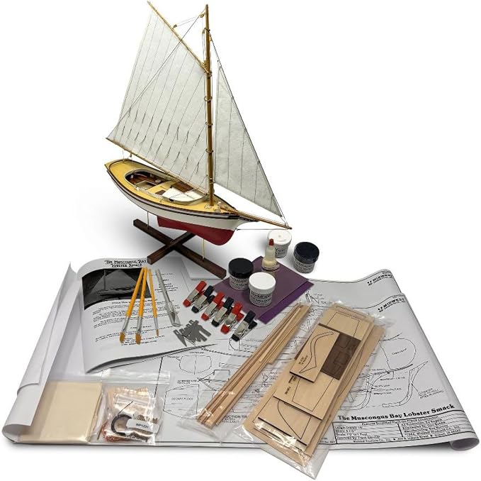 Complete Wooden Model Ship Kit - Image 7
