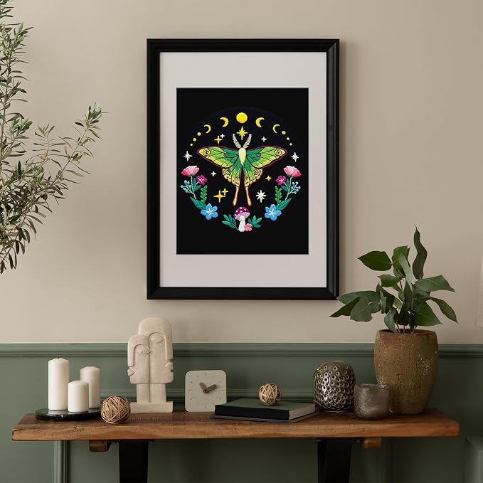 Nuberlic Moth Embroidery Kits for Beginners - Image 3