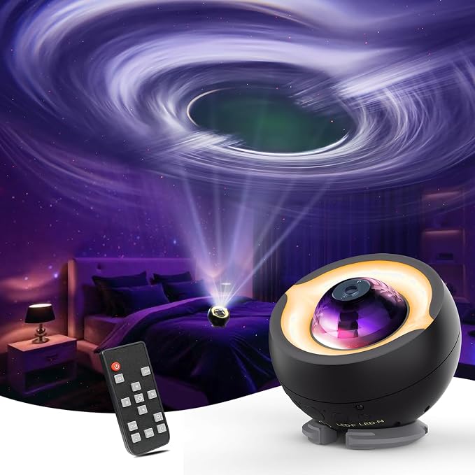 Black Hole Projector Scientifically Sculpted by Led Light, Interstellar Galaxy by Unknown