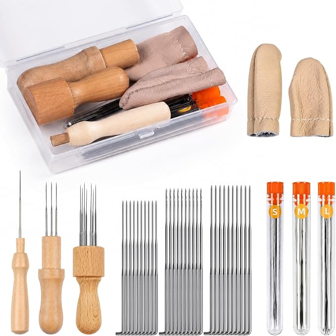 LUDOTEK 38 Pcs Needles Felting Tools Needles Wool Felting Soft Needle Felting by Unknown