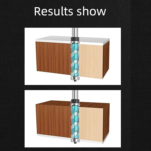 1/2 Shank 1-3/4" Spiral Top Bearing CNC Router Bit Flush Trimming Bit Engraving Router planing Head Wood Cutter Woodworking Tools Carving Cutting Tool