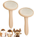 Tessco for you 2 Pcs Wood Hand Carders Needle Felting Brushes Carpet Brush Dog by Tessco
