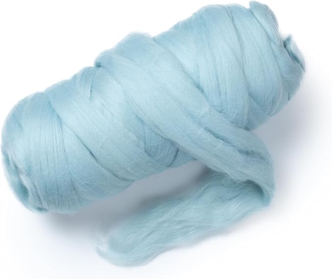 Colored Natural Wool roving, 1 lb. Best Wool - Image 5