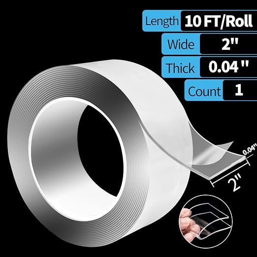 Art3d Double-Sided Tape, Reusable - Image 2