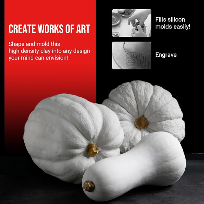 CALPALMY Moldable Foam Clay - 300g High Density Air Dry Clay - Image 3