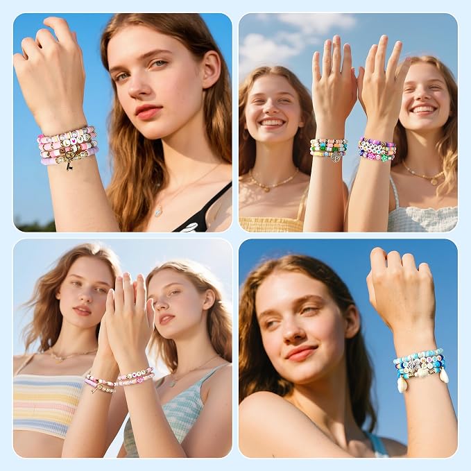 Gionlion 30, 168 Colors 8 Boxes Flat Preppy Beads - Image 9