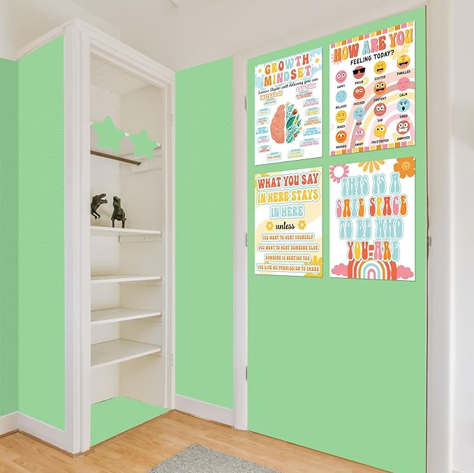 Inkspire Sage Green Bulletin Board Paper Roll, 14.8FTx18.5IN Large Reusable - Image 7