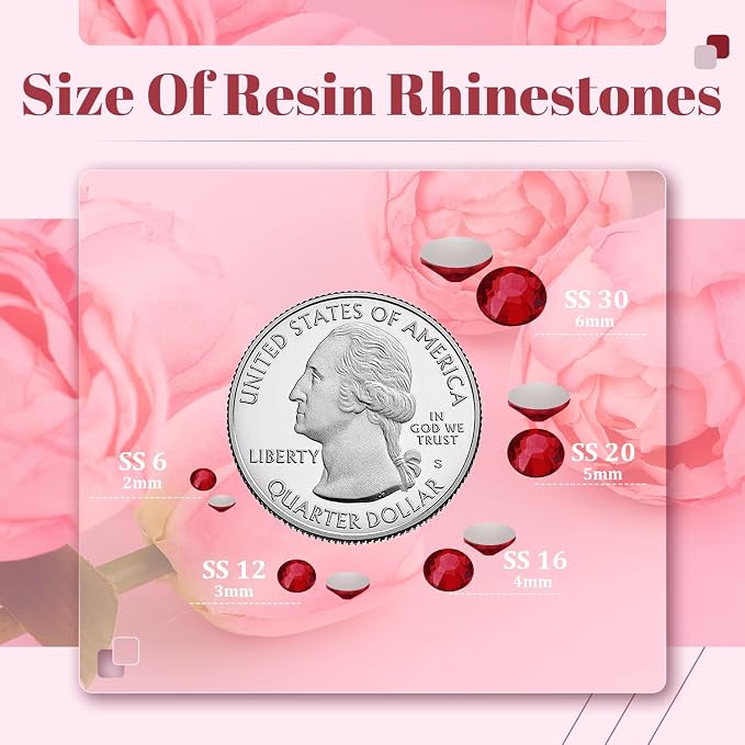 12000PCS 2mm Resin Rhinestones Bulk - Image 3