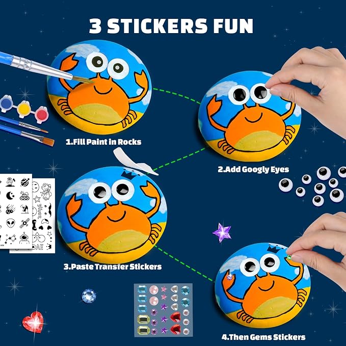 EPUMP Rock Painting Kit for Kids - Image 2