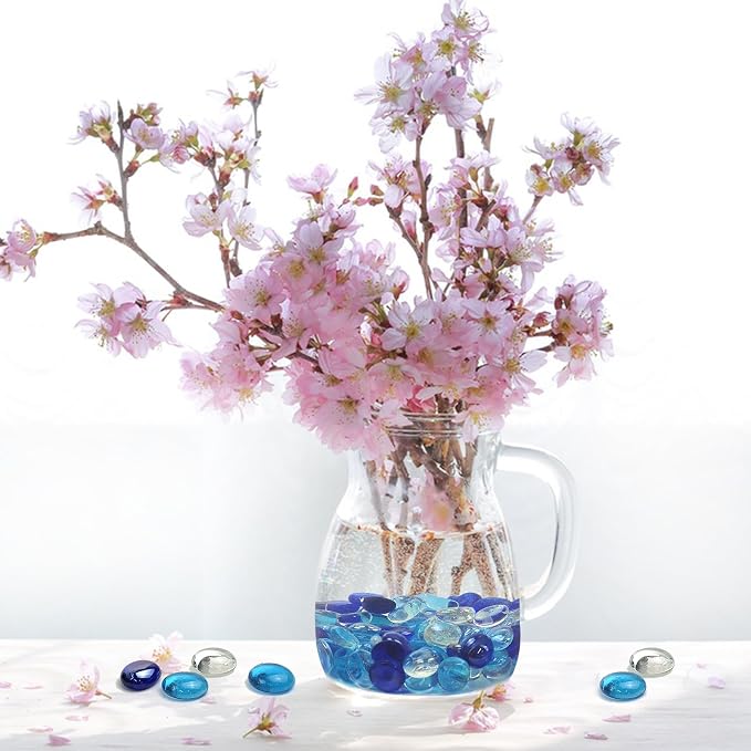 FANTIAN 1LB Flat Glass Marbles for Vase - Image 3