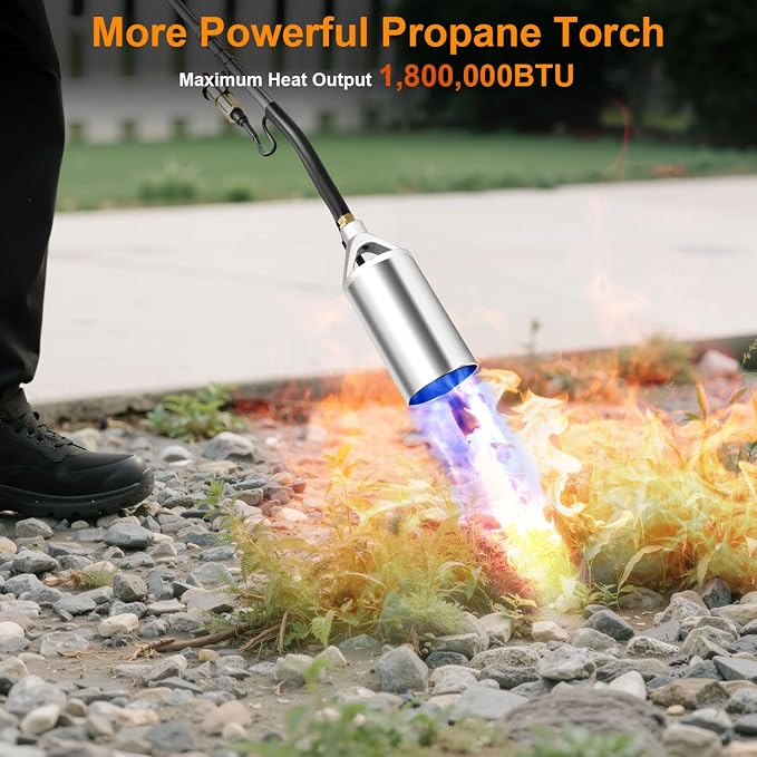 Sondiko Propane Torch Weed Burner, Heavy Duty Blow Torch, High Output Weed Torch - Image 2