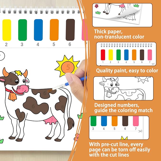 SOCOLER Paint with Water Coloring Books - Image 5