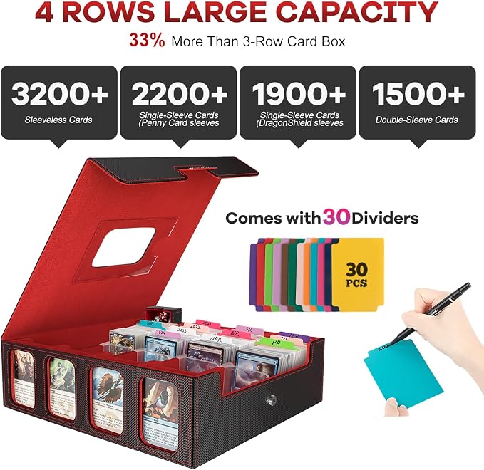Gomyrod Card Storage Box 3200+ MTG Deck Box - Image 3