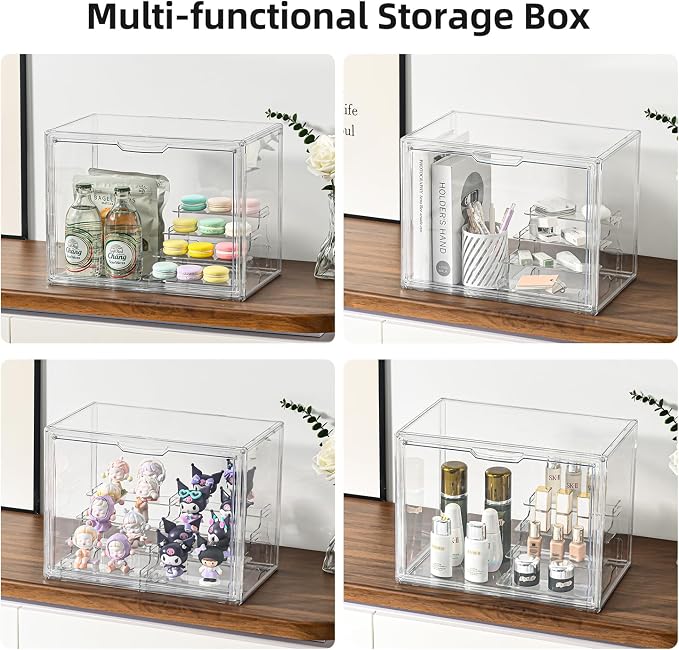 4Tier Display Case for Collectibles, Storage Container - Image 7