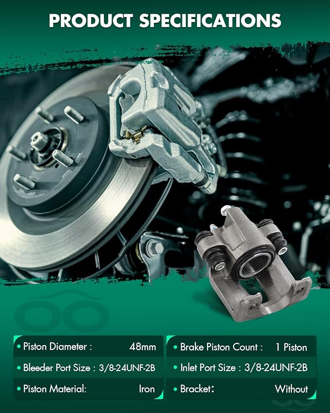 SCITOO 184604 Rear Right Disc Brake Caliper Assembly Without Bracket For Ford For Explorer/For Explorer Sport/For Ranger,For Mercury For Mountaineer