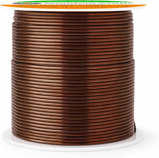 Mandala Crafts 22 Gauge Brown Anodized Aluminum Craft Wire, 100 FT | Colored - Image 2