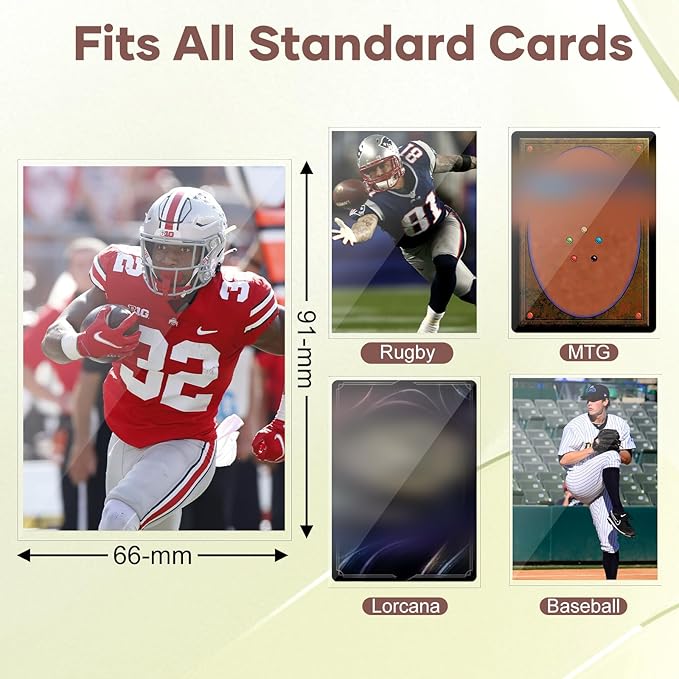 Mlikero 10000 Count Card Sleeves, Polypropylene, Fit - Image 5