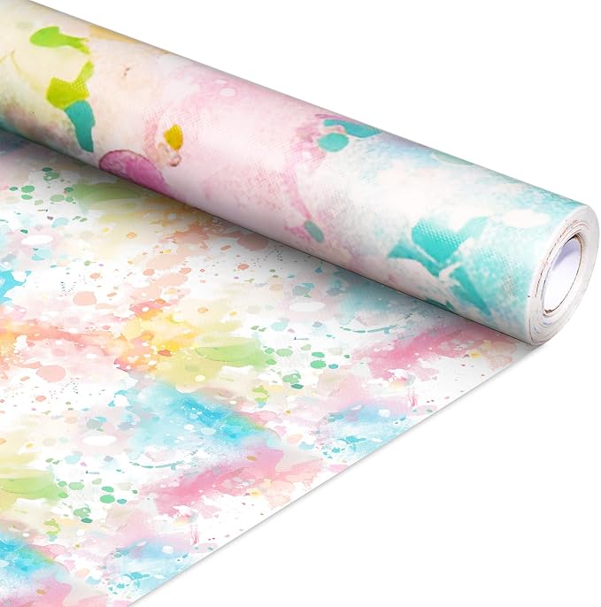 Inkspire Tie-Dye Bulletin Board Paper Roll, 14.8FTx47IN Large Reusable by Unknown