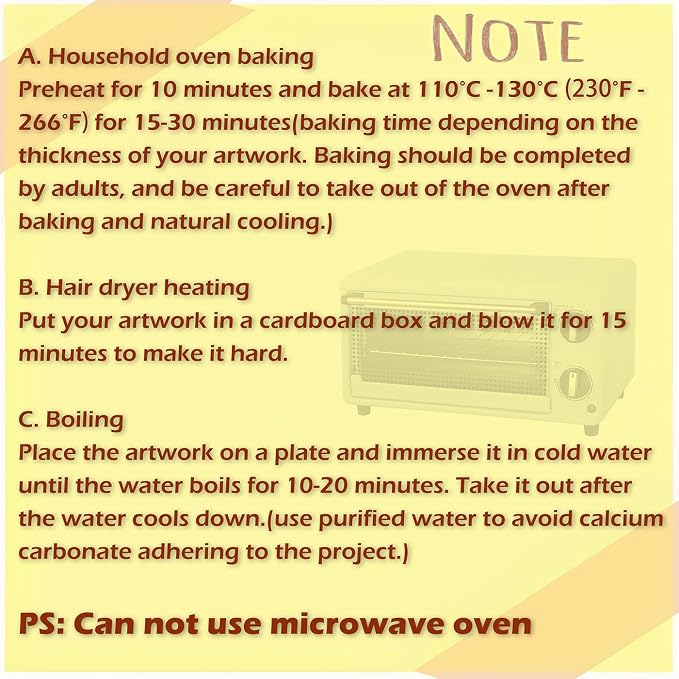 ReArt Oven Bake Polymer Clay White, Non Toxic 4.4Lbs Great - Image 6